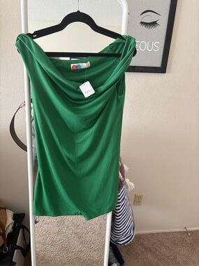 Cowl-Neck Green Jumpsuit Romper by LuLaRoe